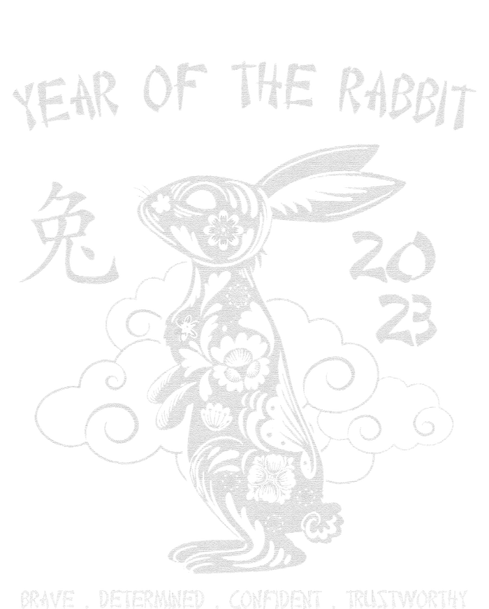 Year Of The Rabbit Chinese Zodiac Chinese New Year Womens California Wash Sweatshirt