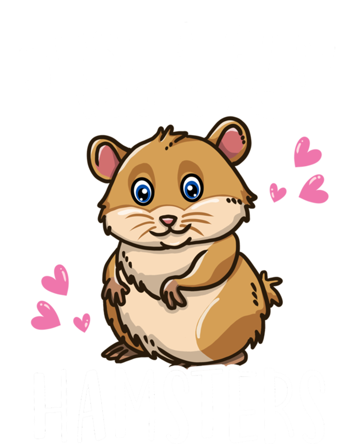 Funny Cute Hamster Lover Just A Girl Who Loves Hamsters Cool Gift Coaster