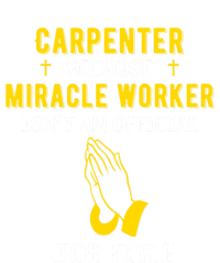 Funny Carpenter Because Miracle Worker Isn't A Job Title Gif Gift Mesh Reversible Basketball Jersey Tank