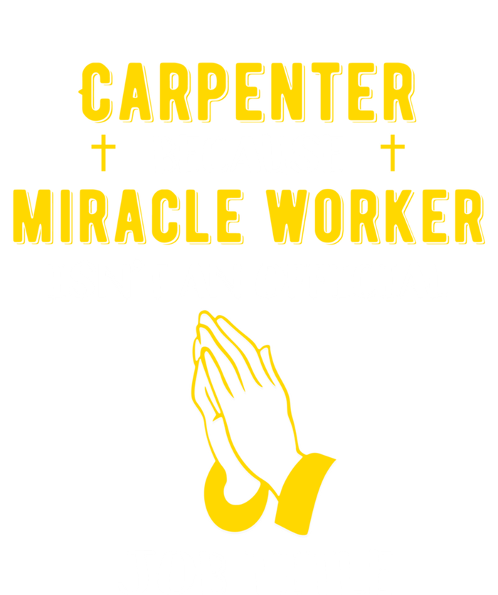 Funny Carpenter Because Miracle Worker Isn't A Job Title Gif Gift Mesh Reversible Basketball Jersey Tank