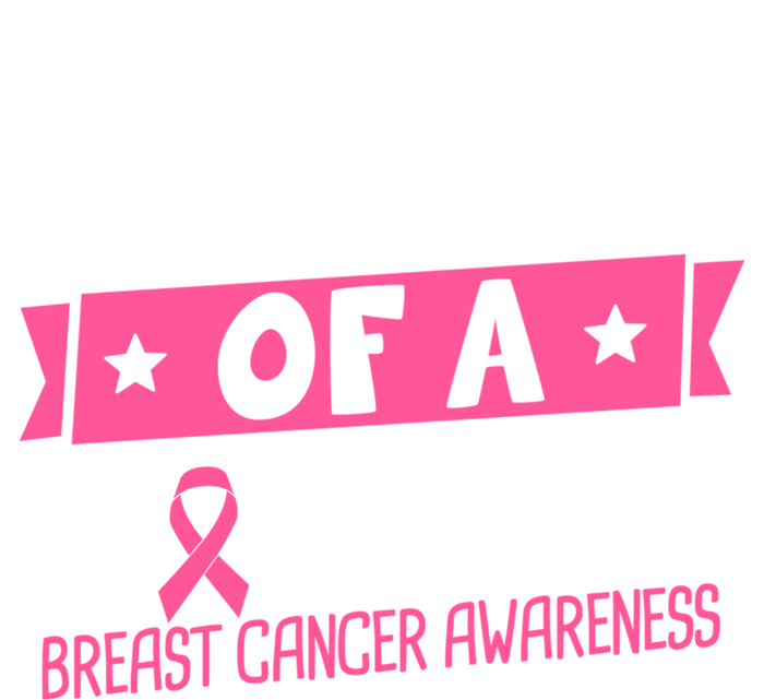 Husband Of A Warrior Breast Cancer Awareness Cool Gift T-Shirt