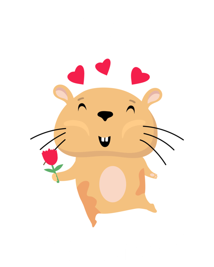 I Love My Hammy Heart Cage Rodent Hamster Small Pet Hamster Gift Hoodie