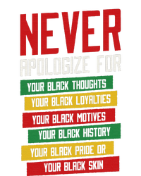 Never Apologize Black History Month BLM Melanin Pride Afro USA-Made Doggie Bandana