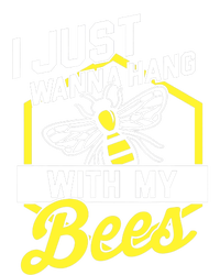 Hang With My Bees Beekeeper & Beekeeping Gift Women's Tri-Blend 3/4-Sleeve Raglan Shirt