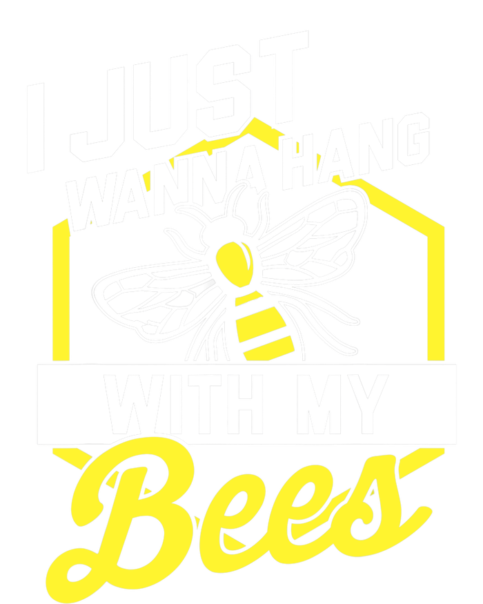 Hang With My Bees Beekeeper & Beekeeping Gift Women's Tri-Blend 3/4-Sleeve Raglan Shirt