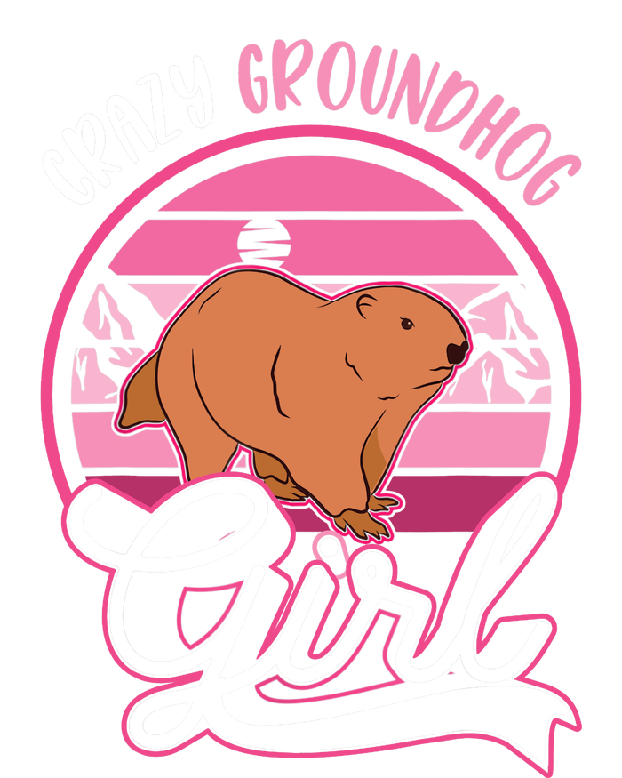 Crazy Groundhog Girl Marmot Girl Woodchuck Tank Top