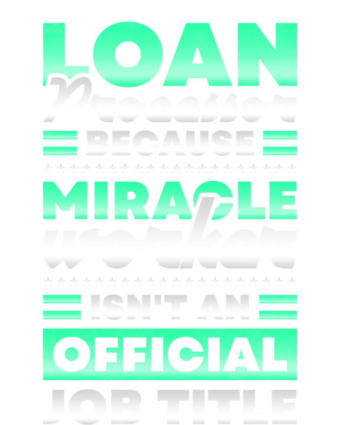 Loan Processor Badass Miracle Worker Isn't An Job Title Gift 16 in Basic Backpack