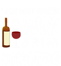 Wine And Cockapoo Cool Gift Funny Dog Mom Or Dog Dad Gift Idea Great Gift Kids Long Sleeve Shirt