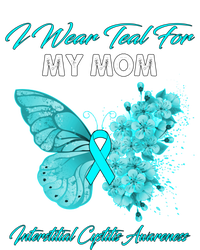 Butterfly I Wear Teal For My Mom Interstitial Cystitis Gift T-Shirt