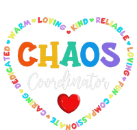 Cute Heart Chaos Coordinator Funny First Day of School T-Shirt