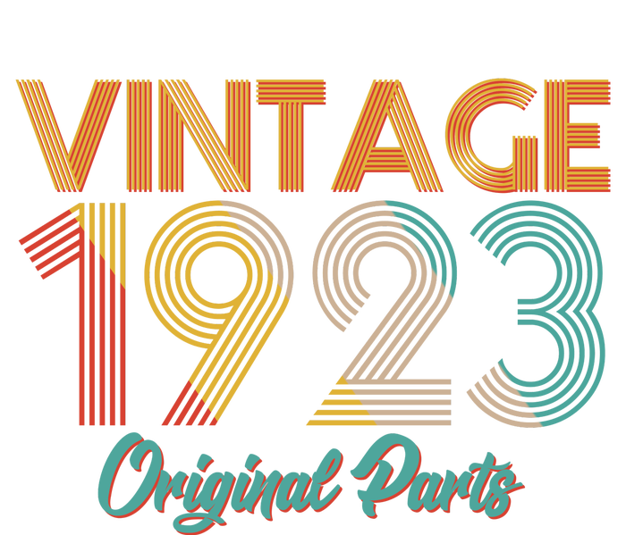 Vintage 1923 Original Parts 100th Birthday T-Shirt