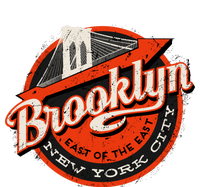 Brooklyn Bridge Retro New York Logo Poster