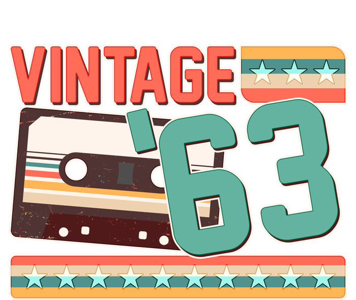 Vintage 1963 60th Birthday Cassette Tape T-Shirt