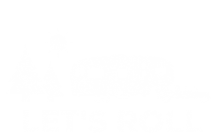 Let's Roll Camping Gift Camper 5th Wheel Rv Vacation Gift Cute Gift Tall Hoodie