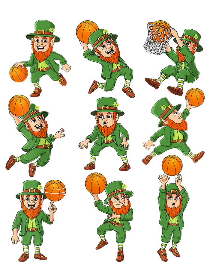 St Patricks Day Leprechaun Basketball Player T-Shirt