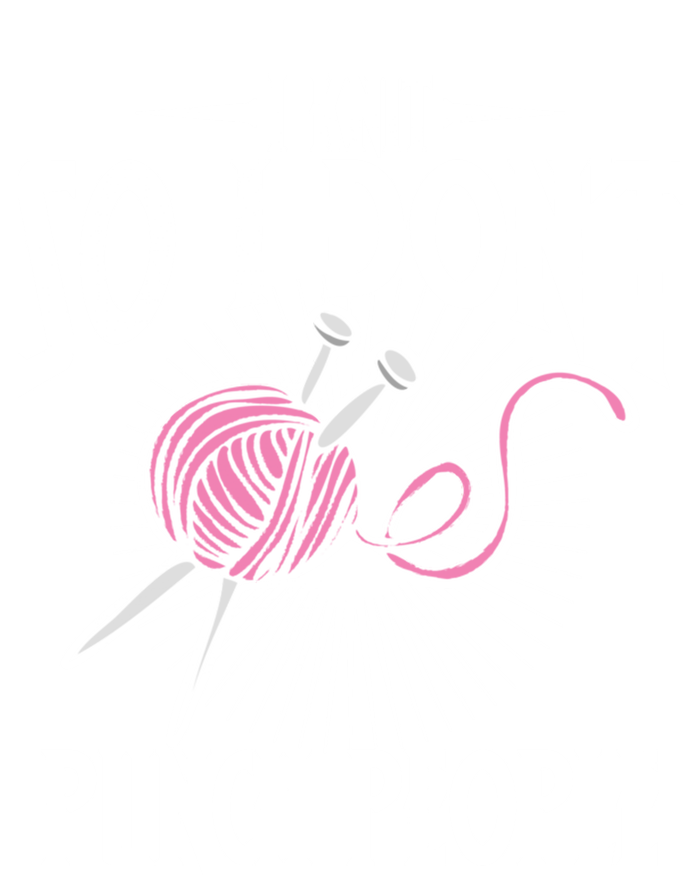 I Knit So I Don't Punch People Knitter Funny Knitting Gift T-Shirt