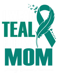 I Wear Teal For My Mom Anxiety Disorder Awareness Gift Kids Long Sleeve Shirt