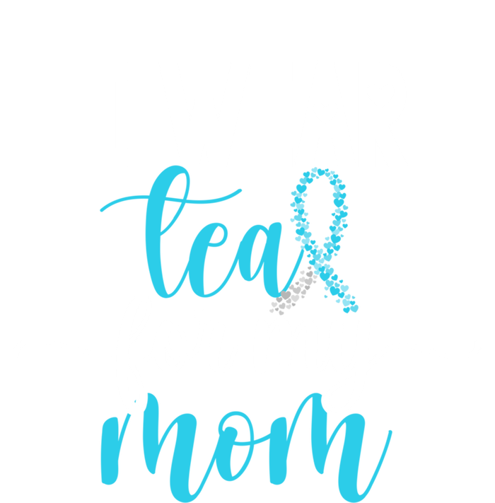 I Wear Teal For My Mom Cervical Cancer Awareness Support Cool Gift T-Shirt