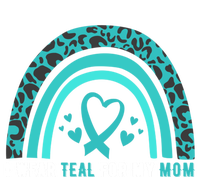 I Wear Teal For My Mom Cervical Cancer Awareness Meaningful Gift Insulated Varsity Jacket