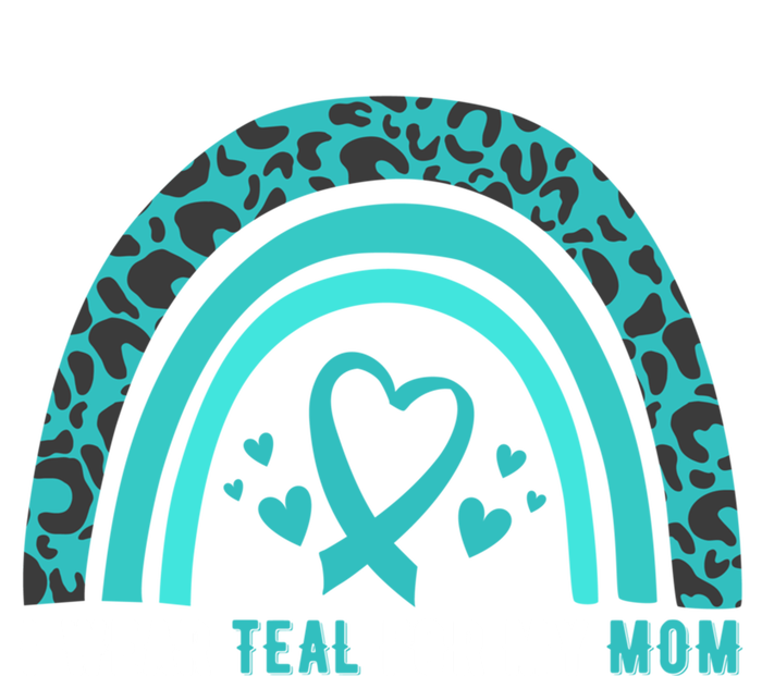 I Wear Teal For My Mom Cervical Cancer Awareness Meaningful Gift Insulated Varsity Jacket