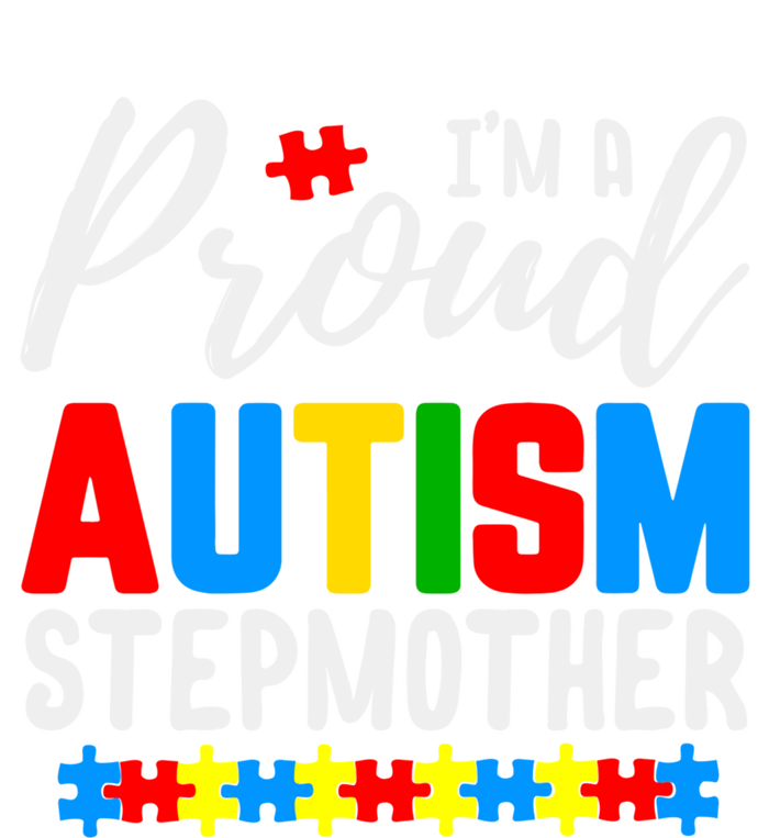 I'm A Proud Autism Stepmother Autism Gift Stripe Pom Pom Beanie