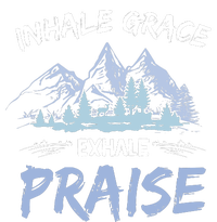 Inhale Grace Exhale Praise Vintage Camping Mousepad