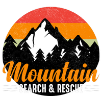 Mountain Search And Rescue Sunset Vintage Retro Tie-Dye Long Sleeve Shirt