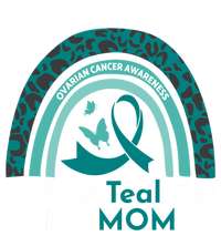 I Wear Teal For My Mom Ovarian Cancer Awareness Cool Gift 16 in Basic Backpack