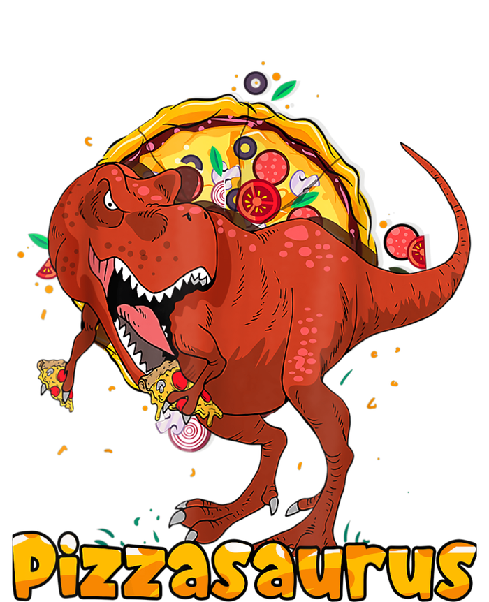 Pizzasaurus Dinosaur Eating Pizza T Rex T-Shirt