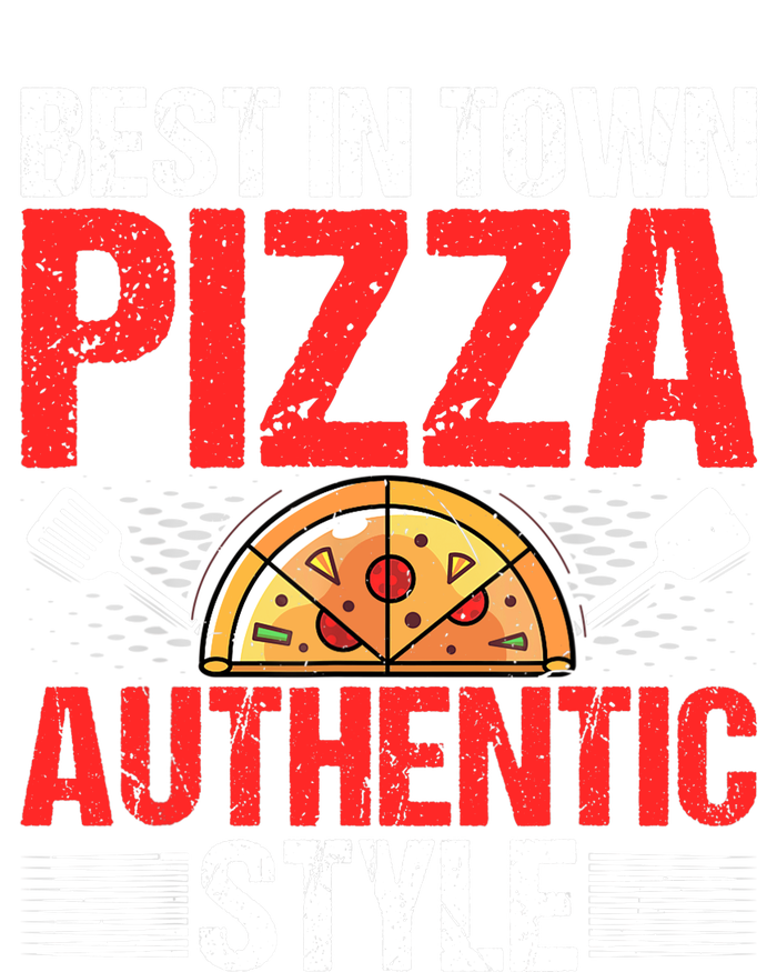 Best In Town Pizza Authentic Style Funny Pizza Baking Baker Women’s Perfect Tri Rocker Tank