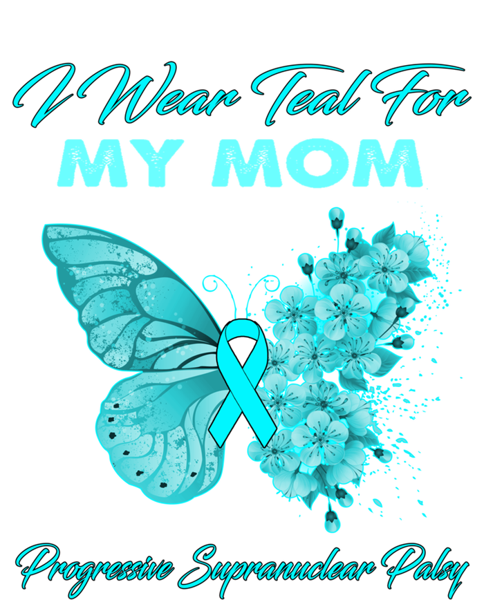 I Wear Teal For My Mom Progressive Supranuclear Palsy Cool Gift Toddler Long Sleeve Shirt