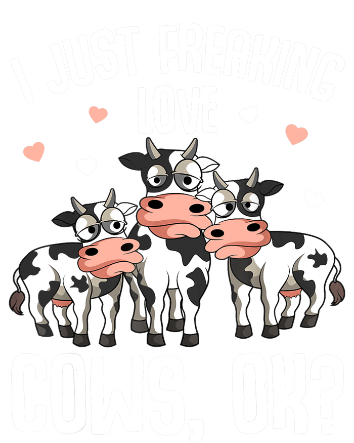 I Just Freaking Love Cows Farmers Cow Lover Baby Long Sleeve Bodysuit