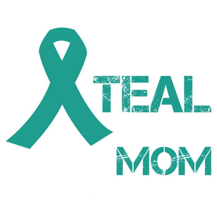 I Wear Teal For My Mom Support Ptsd Warrior Gift T-Shirt