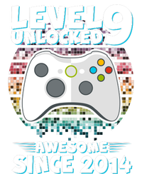 Level 9 Unlocked Awesome Since 2014 Gamer Birthday Long Sleeve Shirt