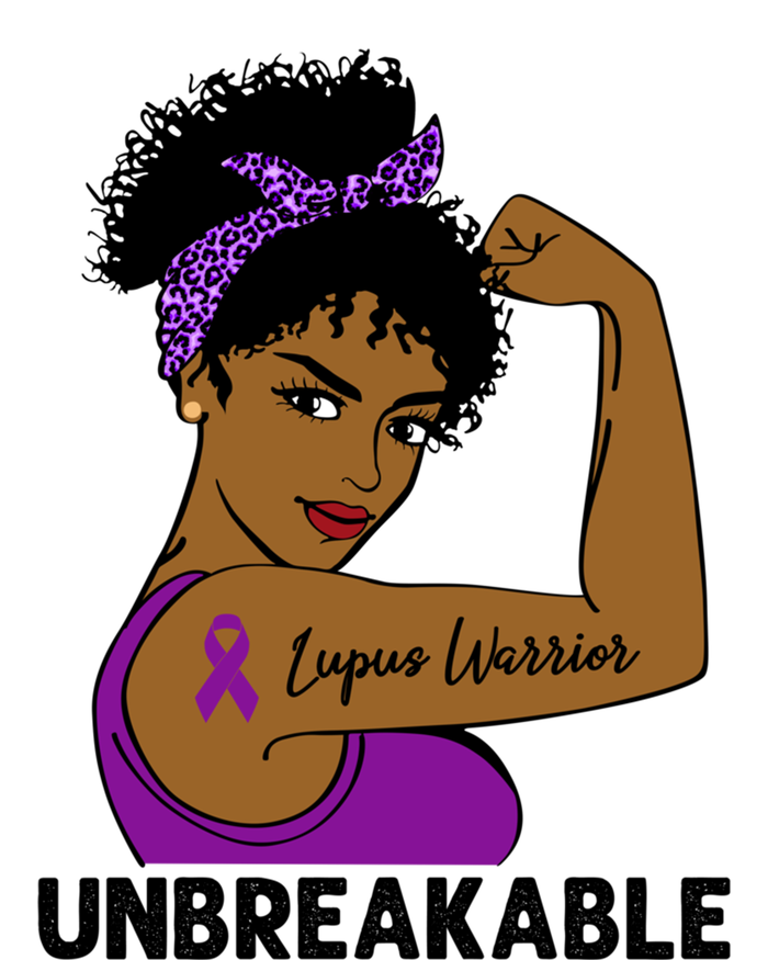 Lupus Warrior Strong Black Unbreakable Awareness Gift Coaster