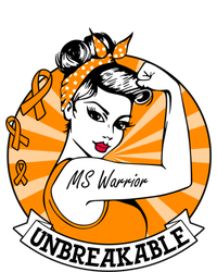 Multiple Sclerosis Warrior Funny Gift Ms Unbreakable Awareness Funny Gift T-Shirt