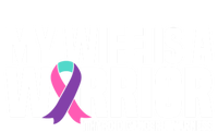 My Wife Is A Warrior Thyroid Cancer Awareness Funny Gift T-Shirt