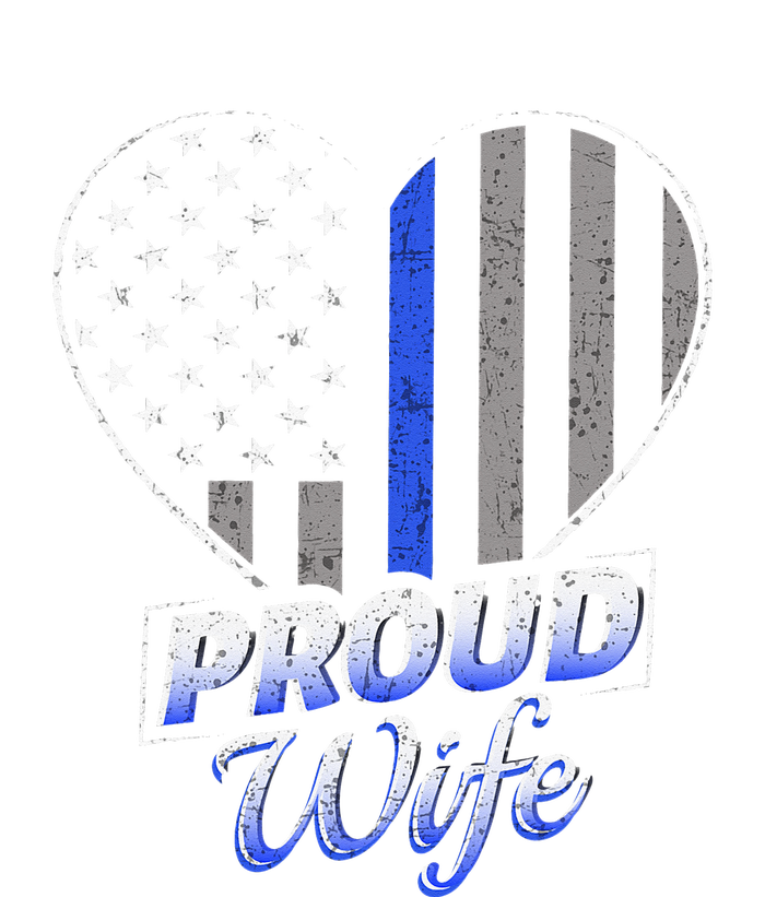 Thin Blue Line Flag Thin Blue Line Women Police Wife T-Shirt