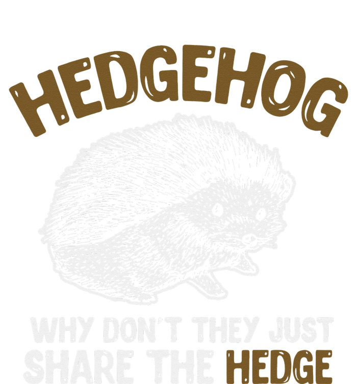 Why Dont They Just Share The Hedge Hedgehog Cropped Pullover Crew