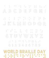 World Braille Day Blind Awareness Solidarity T-Shirt