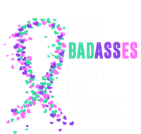 Thyroid Cancer Ribbon Thyroidectomy Removal Surgery Badasses Great Gift T-Shirt