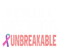 Thyroid Warrior Unbreakable Cancer Support Awareness Gift Cute Gift Poster