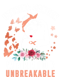 Uterine Cancer Awareness Warrior Unbreakable Strong Pe Gift T-Shirt