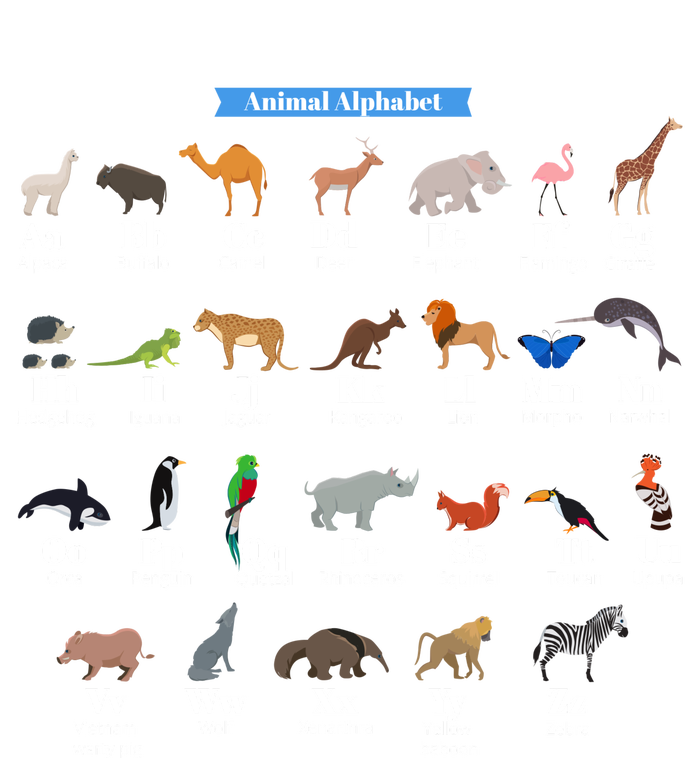 Animal Alphabet Tank Top