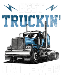 Best Truckin Dad Ever American Flag Father's Day T-Shirt