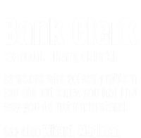 Bank Clerk Noun Definition Finance Banker Cashier Banking Gift T-Shirt