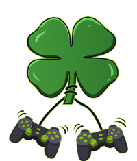 Clover Video Game Controllers St Patricks Day T-Shirt