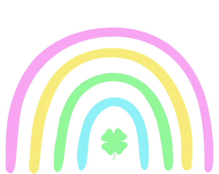 Green Four Leaf Clover Rainbow St Patrick's Day T-Shirt