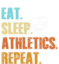 Eat Sleep Athletics Repeat Funny Sports Athletes Premium Women's Perfect Tri Tunic Long Sleeve Shirt