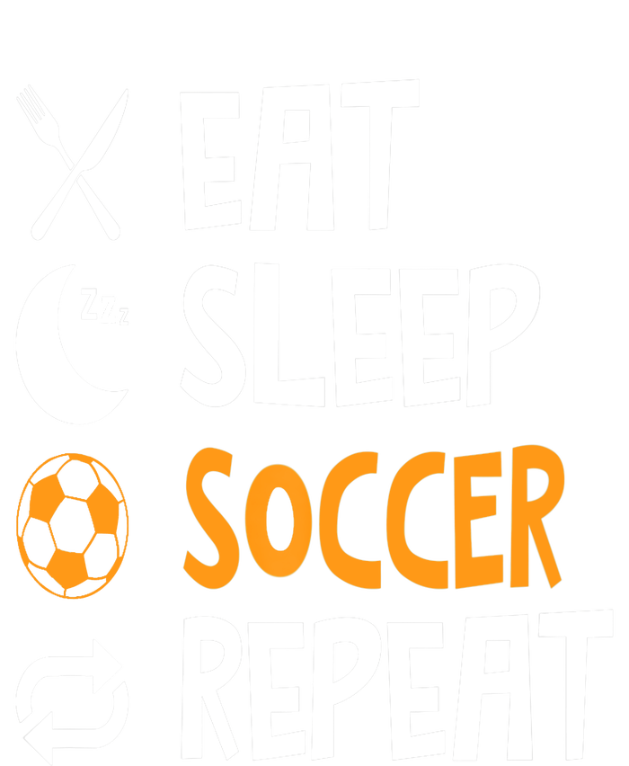 Funny Eat Sleep Soccer Repeat Player Coach Women's Crop Top Tee